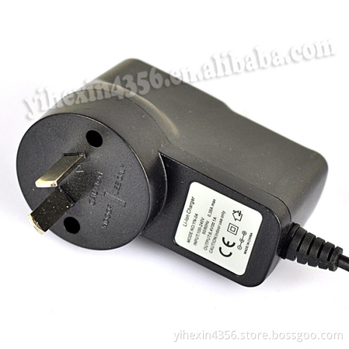 AC100 - 240V Input DC8.4V Output AU Battery Portable Charger for headlamp bike light flashlight